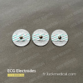 Pads électrodes ECG médicaux en mousse